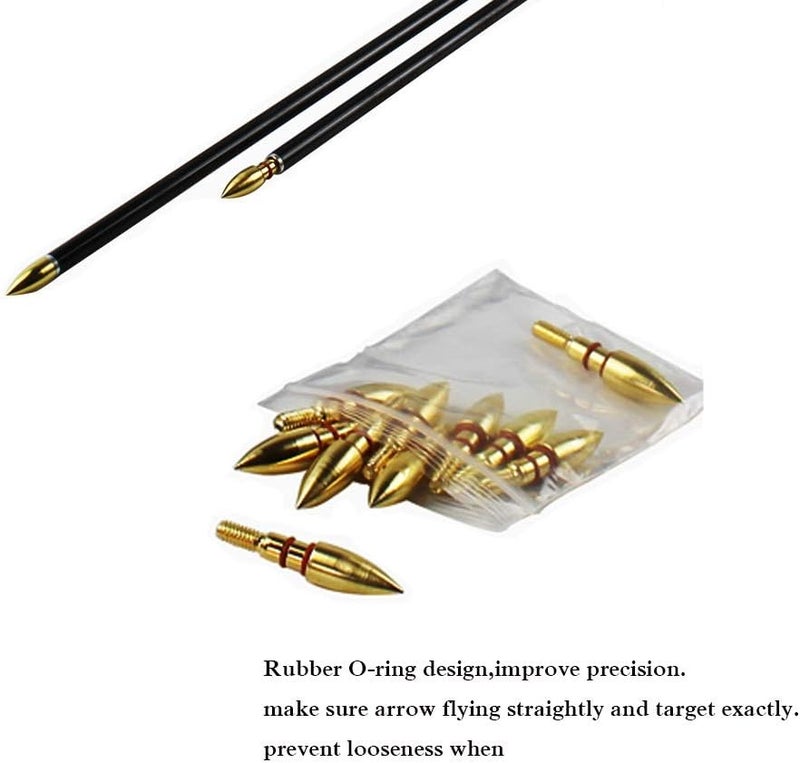 Linkboy Archery 12PCS Arrow Points Tips 75 90 100 125 150 200 250 300 350 Grain Broadheads Arrow Head Insert Hunting Archery Accessories Bows - Image 2